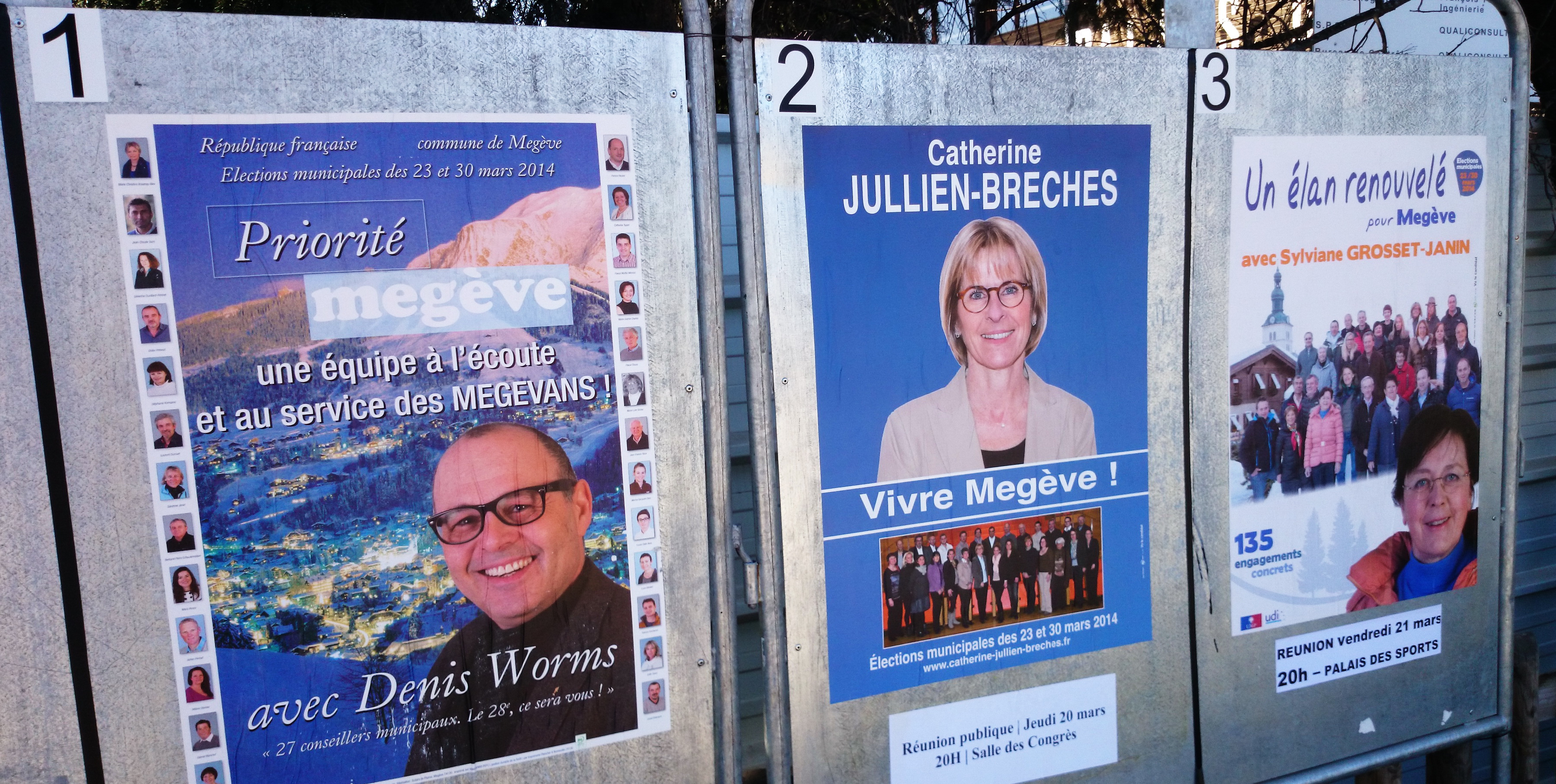 Municipales Megève 2014. Les résultats du premier tour