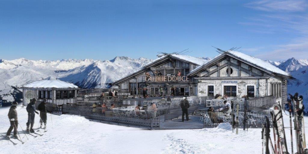 La Folie Douce Saint Gervais – Megève en construction. Avant une ouverture qui fera date !