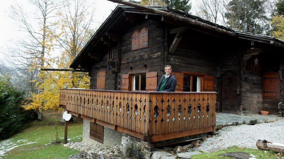 A Megève, Julien Distel ne marche pas dans les pas de Sacha