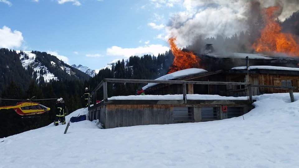 L’Alpage des Têtes détruit par un incendie