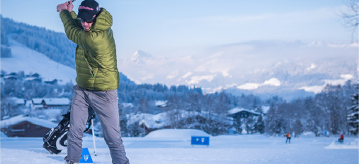 Domaine du Mont d’Arbois. Ouverture du premier Golf sur neige