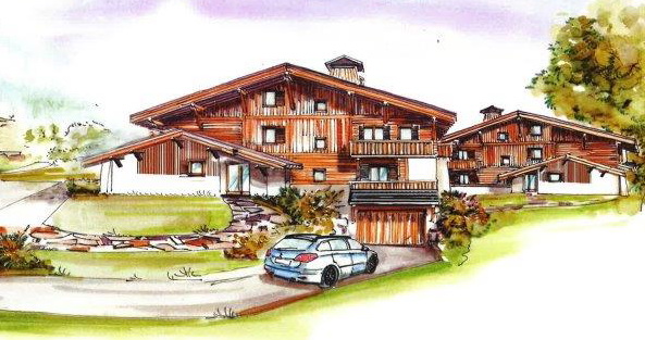 Megève. Construction de nouveaux logements à Cassioz