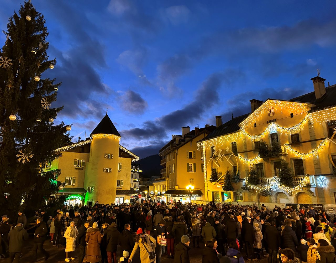 Malgré l’absence de neige, Megève a fait le plein pour les vacances de Noël r